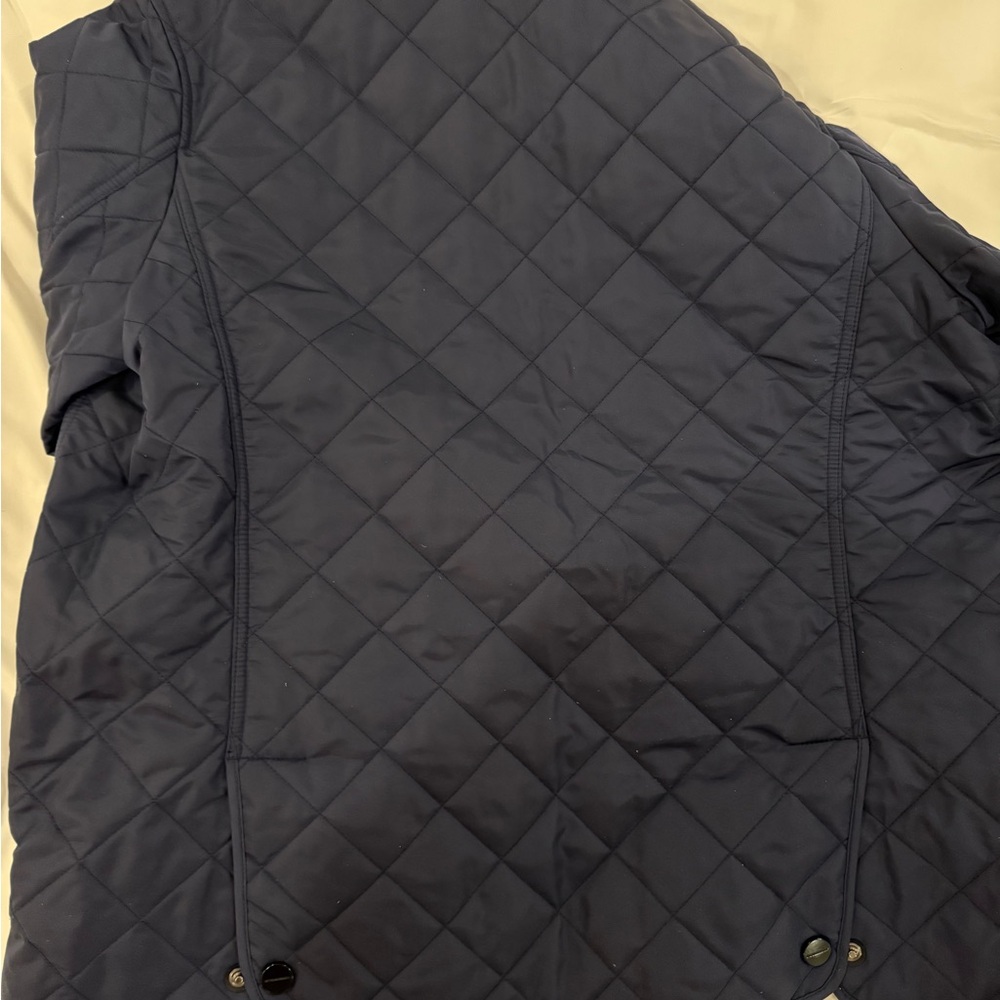 Burberry Navy Quilted Jacket - Picture 5 of 6